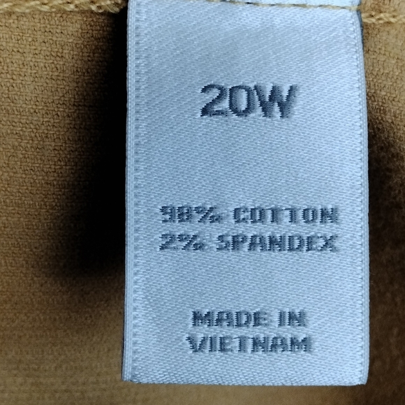 Corduroy Figure Flattering Yellow Jacket 20W Stretch Office Travel - Picture 7 of 7